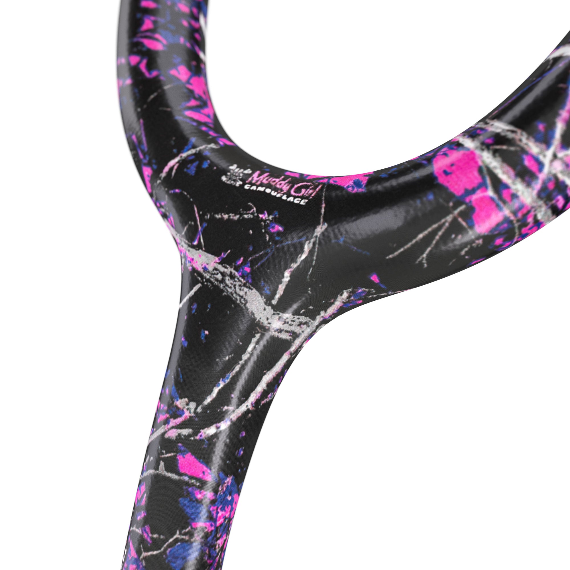 Stethoscope MDF Instruments ProCardial Titanium Cardiology Pink Camo Print Muddy Girl BlackOut Tube