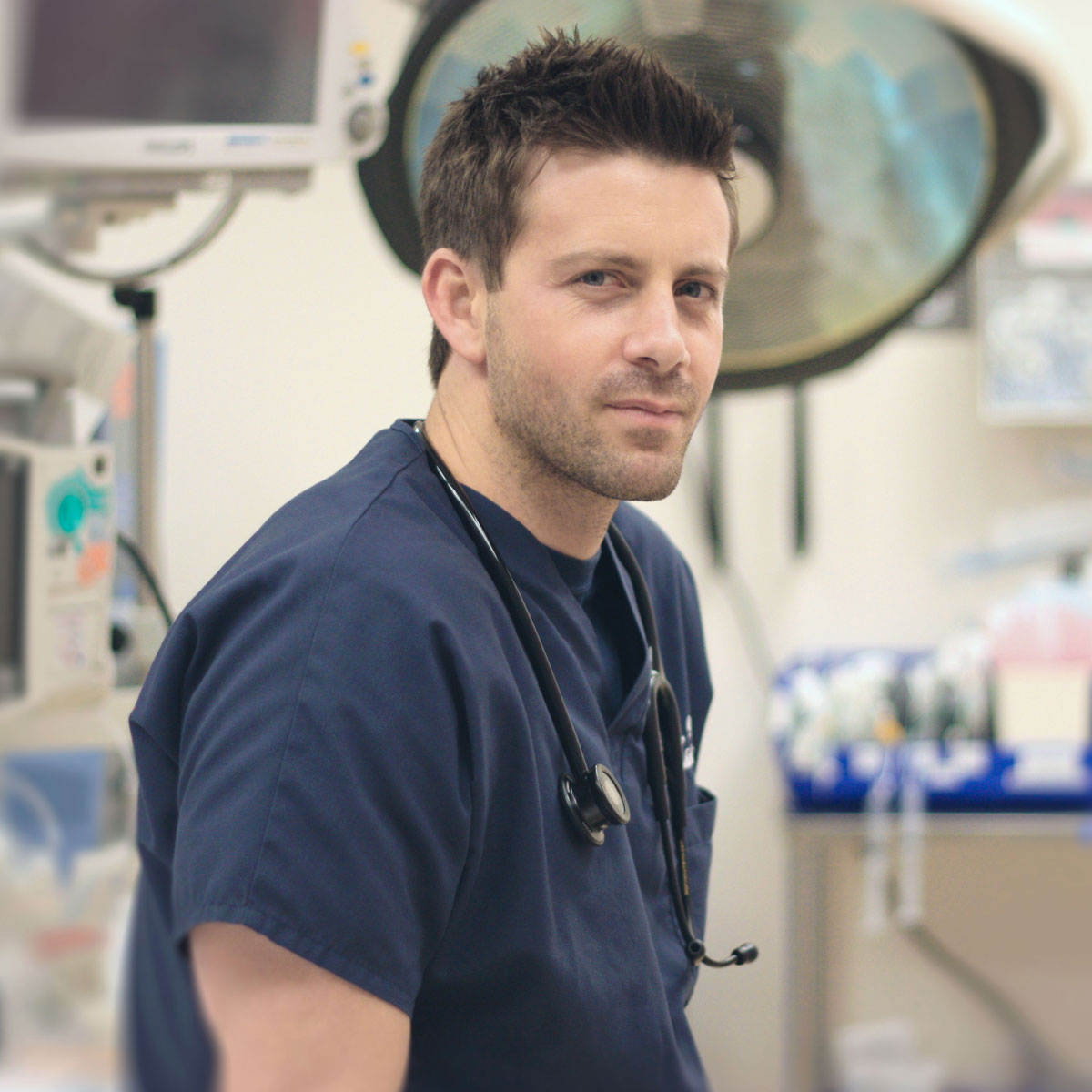 MDF Instruments Pulse Time Stethoscope with Clock BlackOut