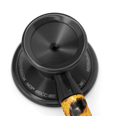 Stethoscope MDF Instruments ProCardial Titanium Cardiology Mprint Leopard Print Cheetah Blackout Engraving