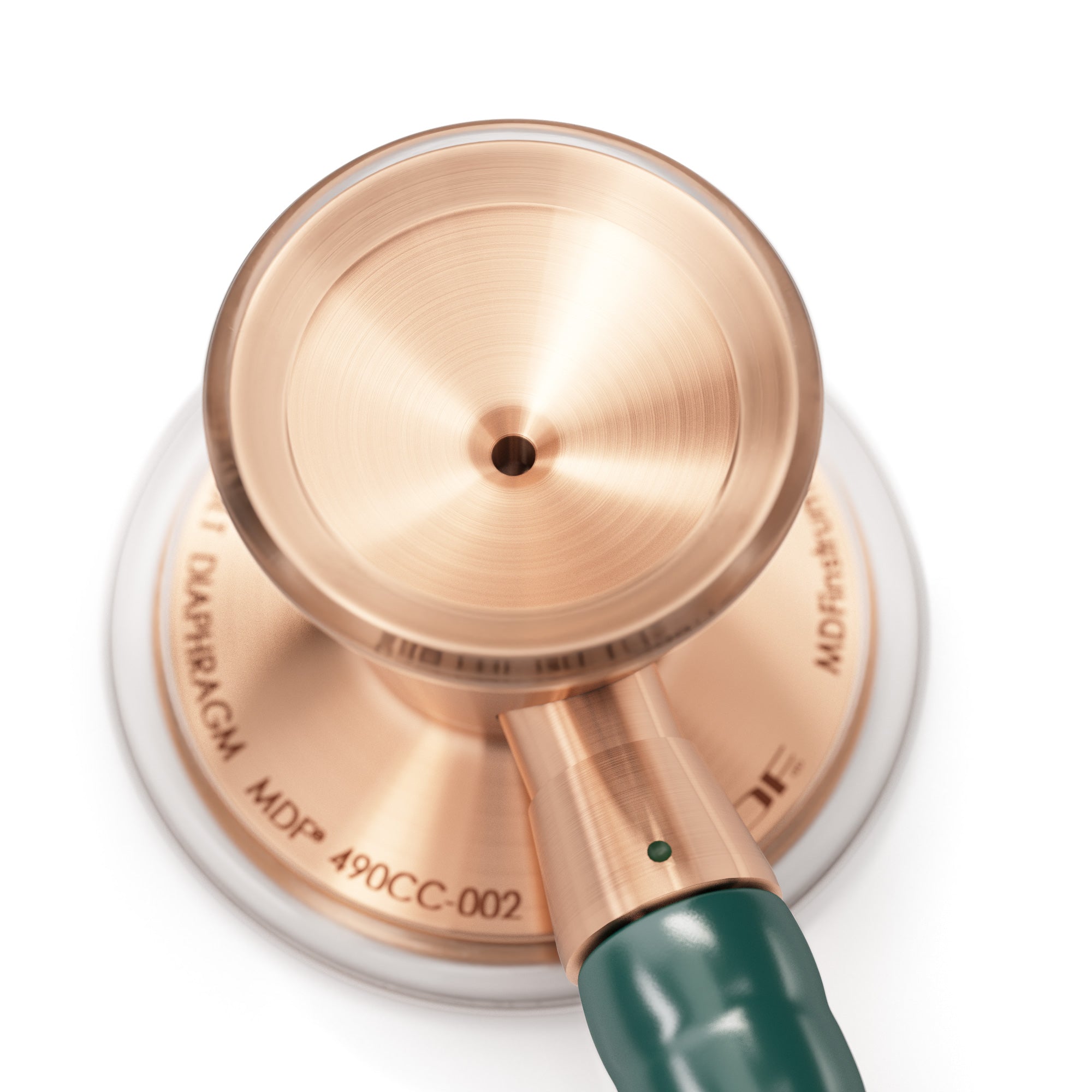 ProCardial® Titanium Cardiology Stethoscope - Green/Rose Gold - Engraving