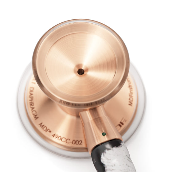 Rose Gold Stethoscope MDF Instruments ProCardial Titanium Cardiology Snow Leopard Engraving