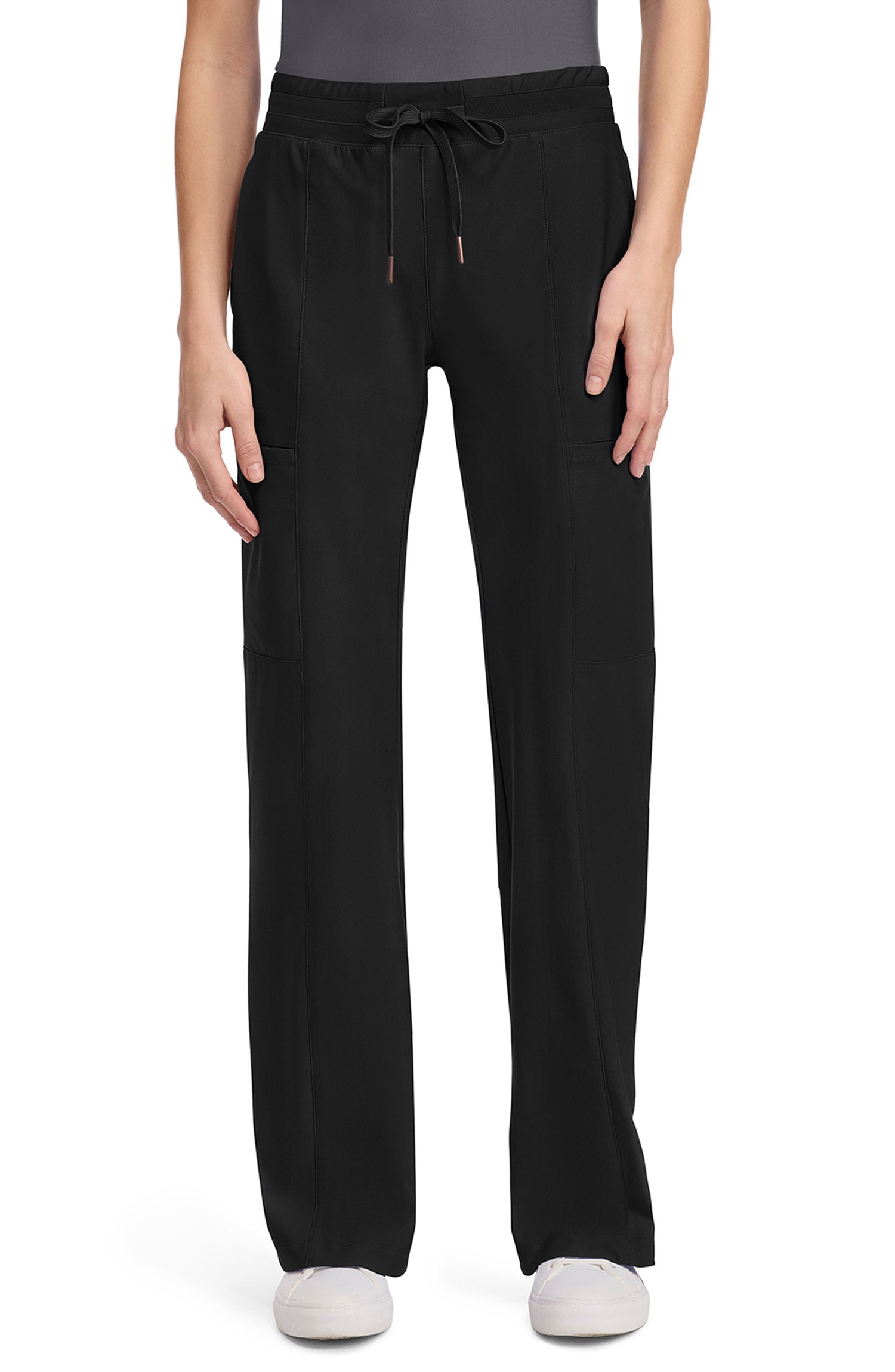 Women's Scrub Pants Wide Leg Cherokee Form Black CK026 MDF Instruments Apparel