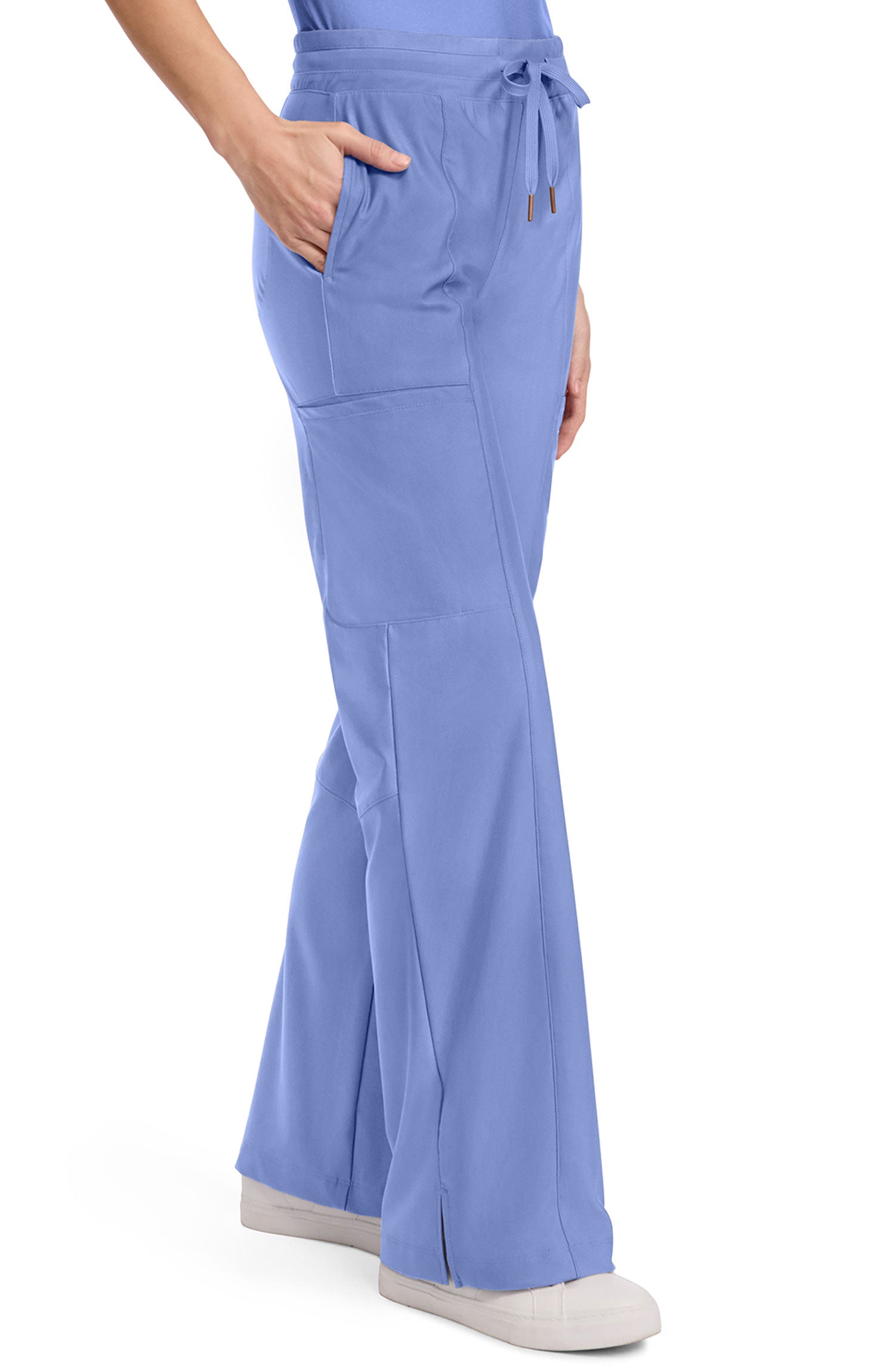 Women's Scrub Pants Wide Leg Cherokee Form Ciel Blue CK026 MDF Instruments Apparel