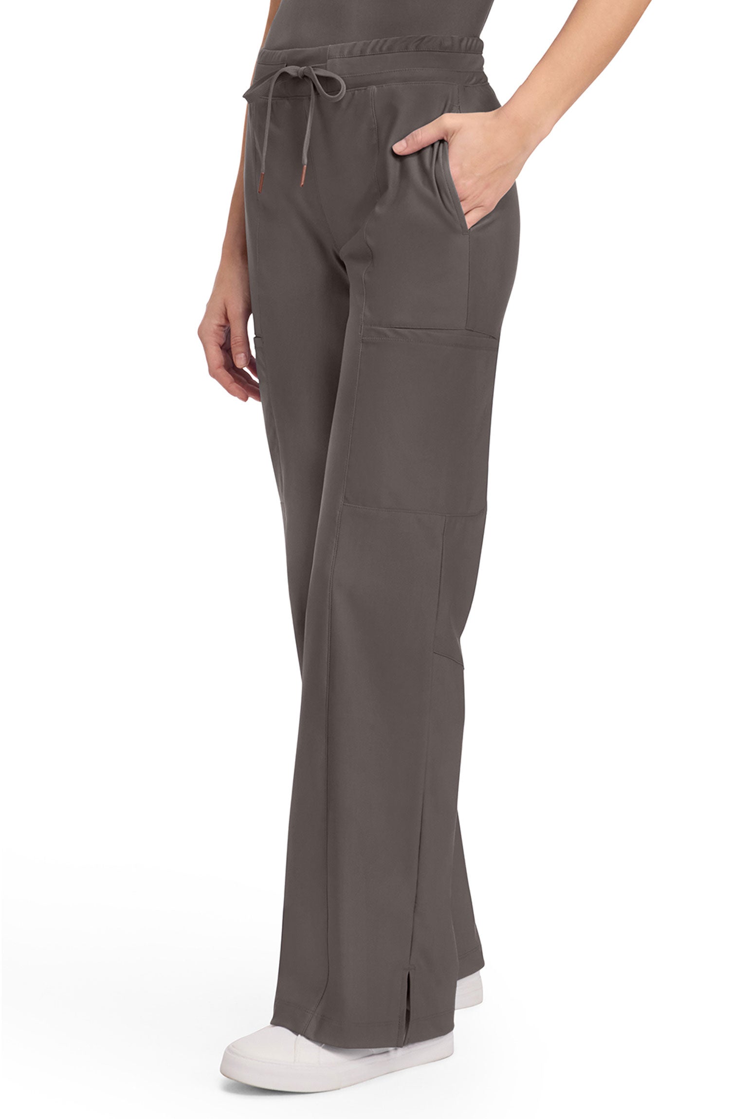 Women's Scrub Pants Wide Leg Cherokee Form Iron Brown CK026 MDF Instruments Apparel
