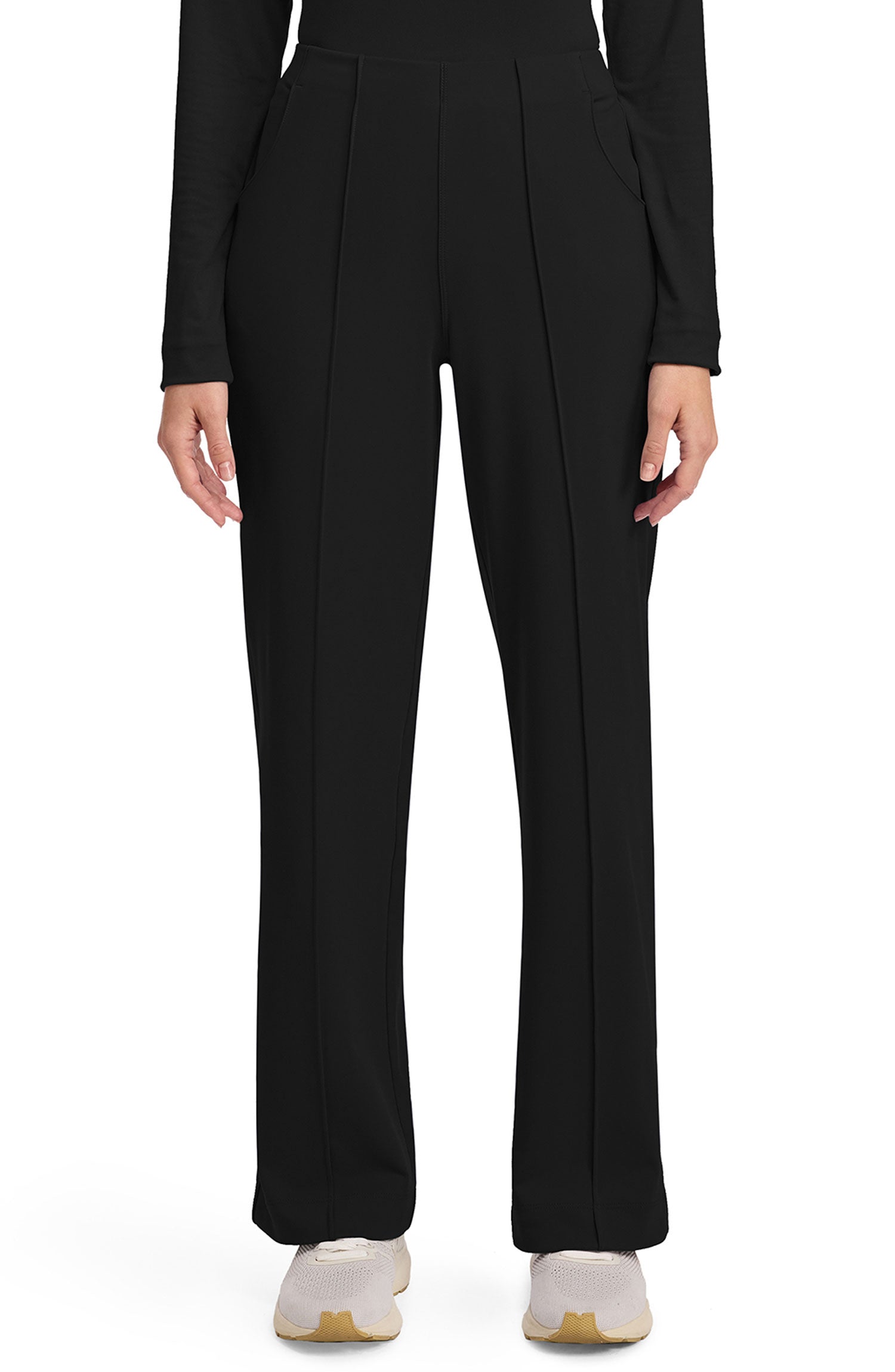 Cherokee Achieve Women's Pintuck Wide Leg Scrub Pants