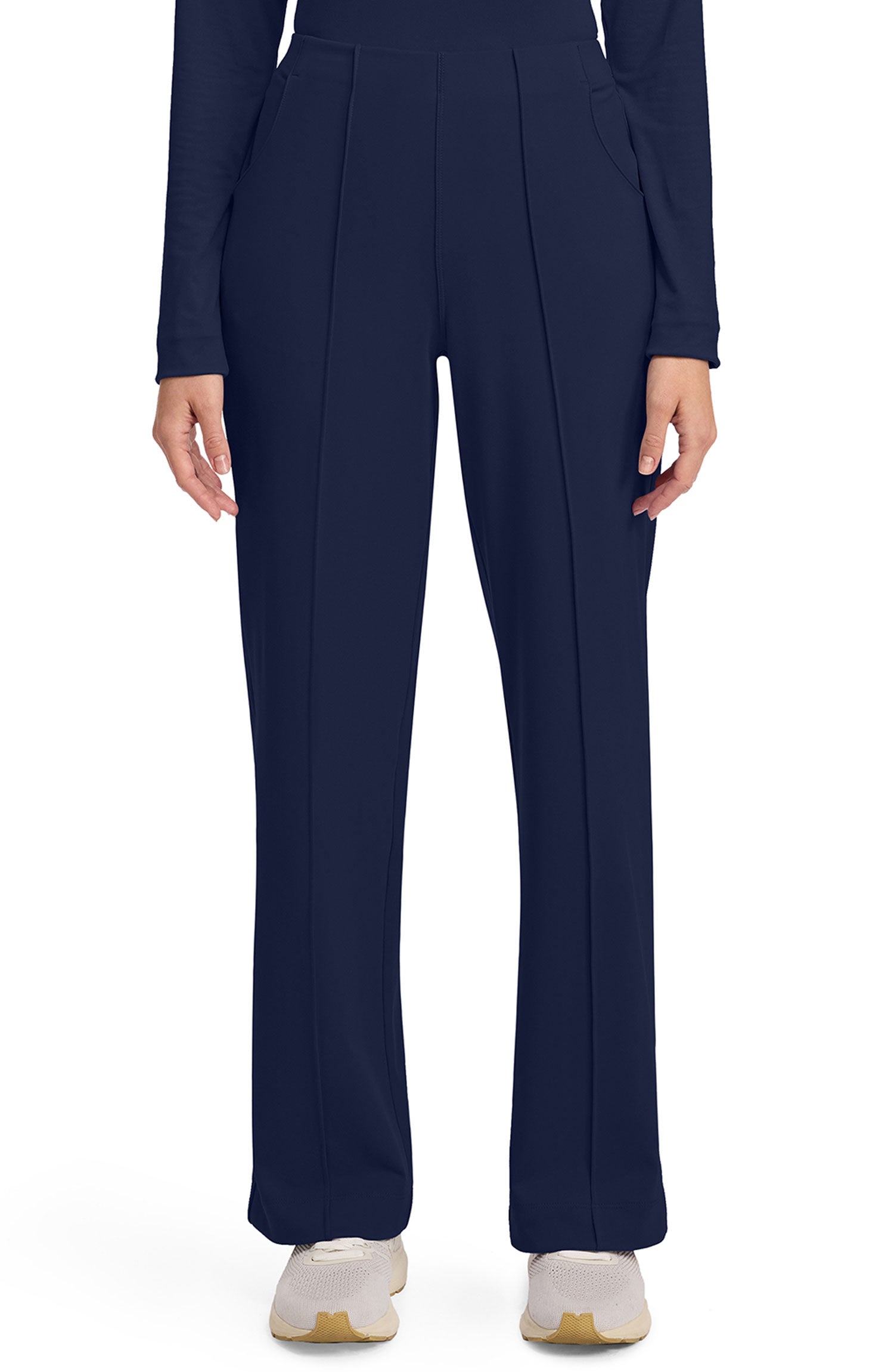 Cherokee Achieve Women's Pintuck Wide Leg Scrub Pants