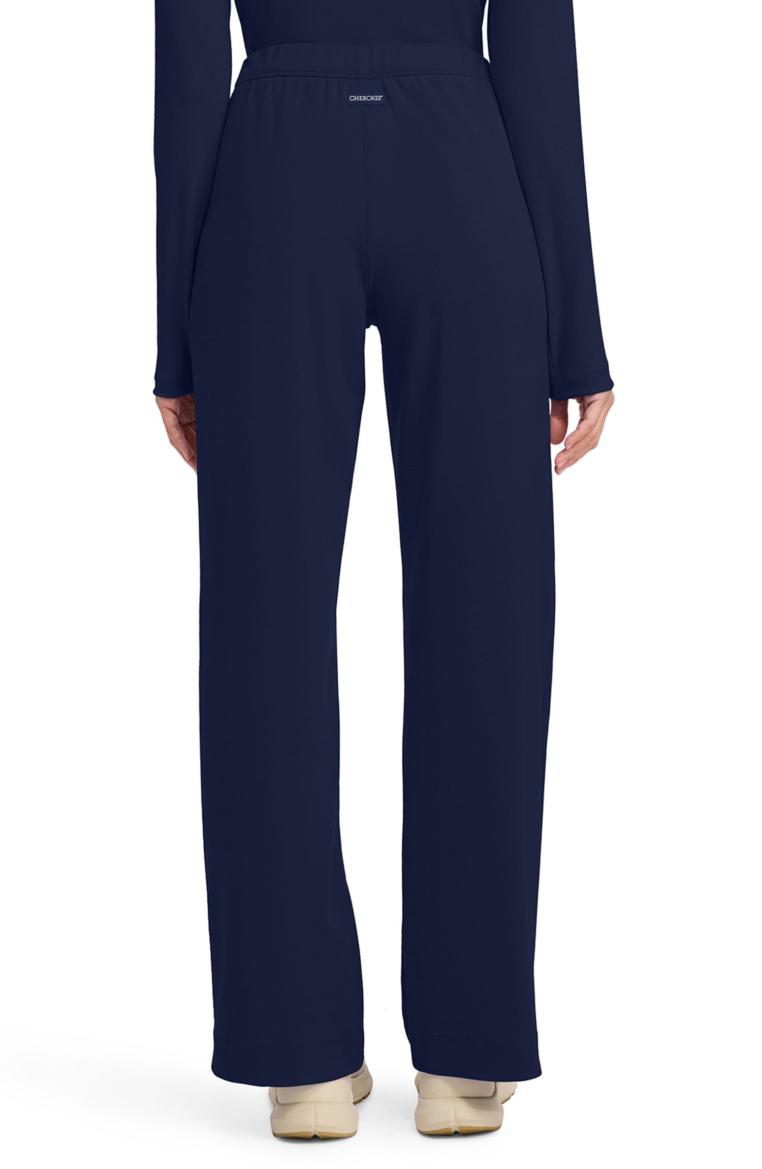 Cherokee Achieve Women's Pintuck Wide Leg Scrub Pants