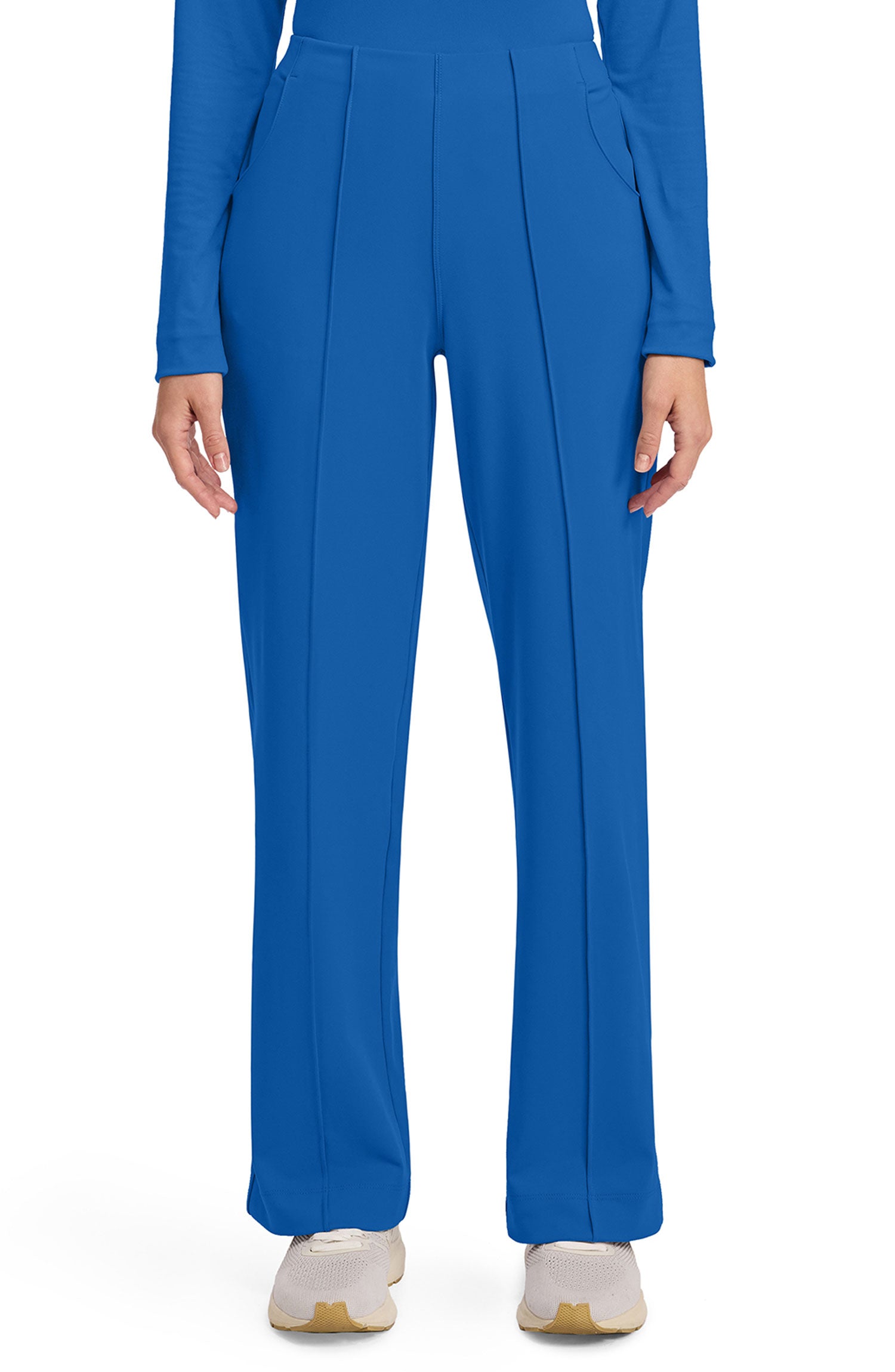 Cherokee Achieve Women's Pintuck Wide Leg Scrub Pants