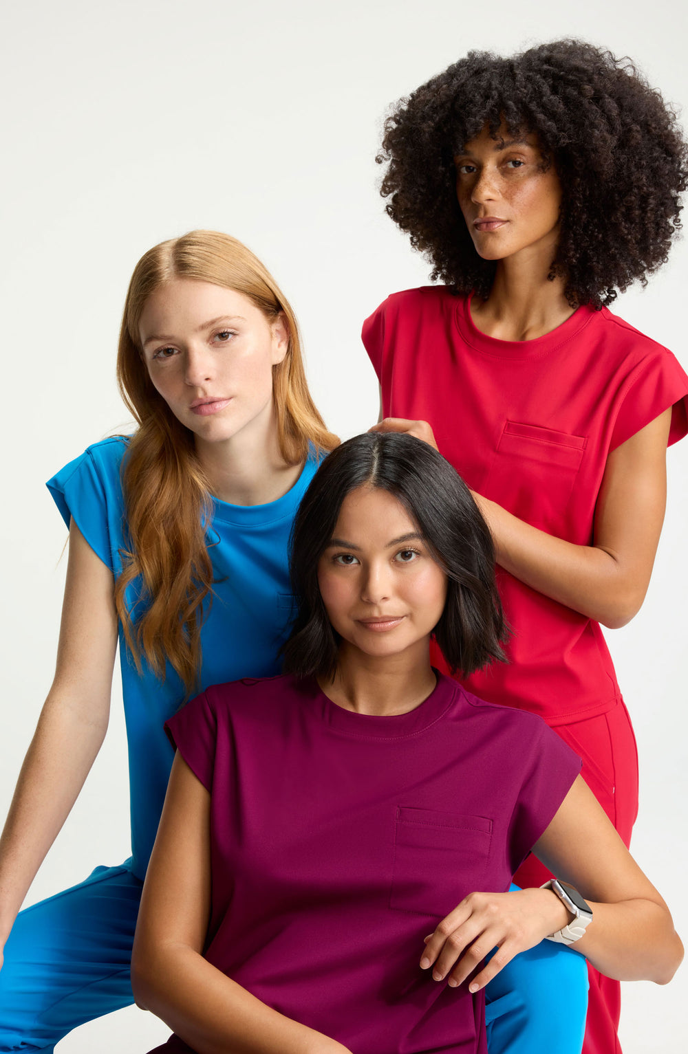 Cherokee Achieve Women's Crew Neck Scrub Top