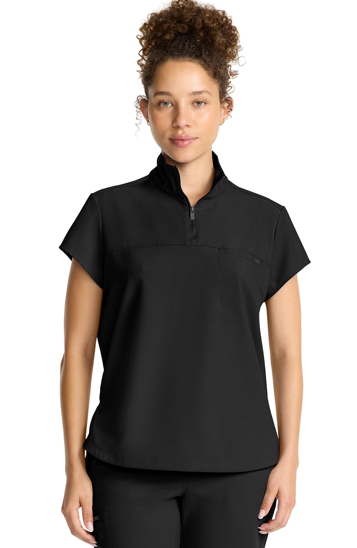 Healing Hands Quest Bella Women's Quarter Zip Scrub Top