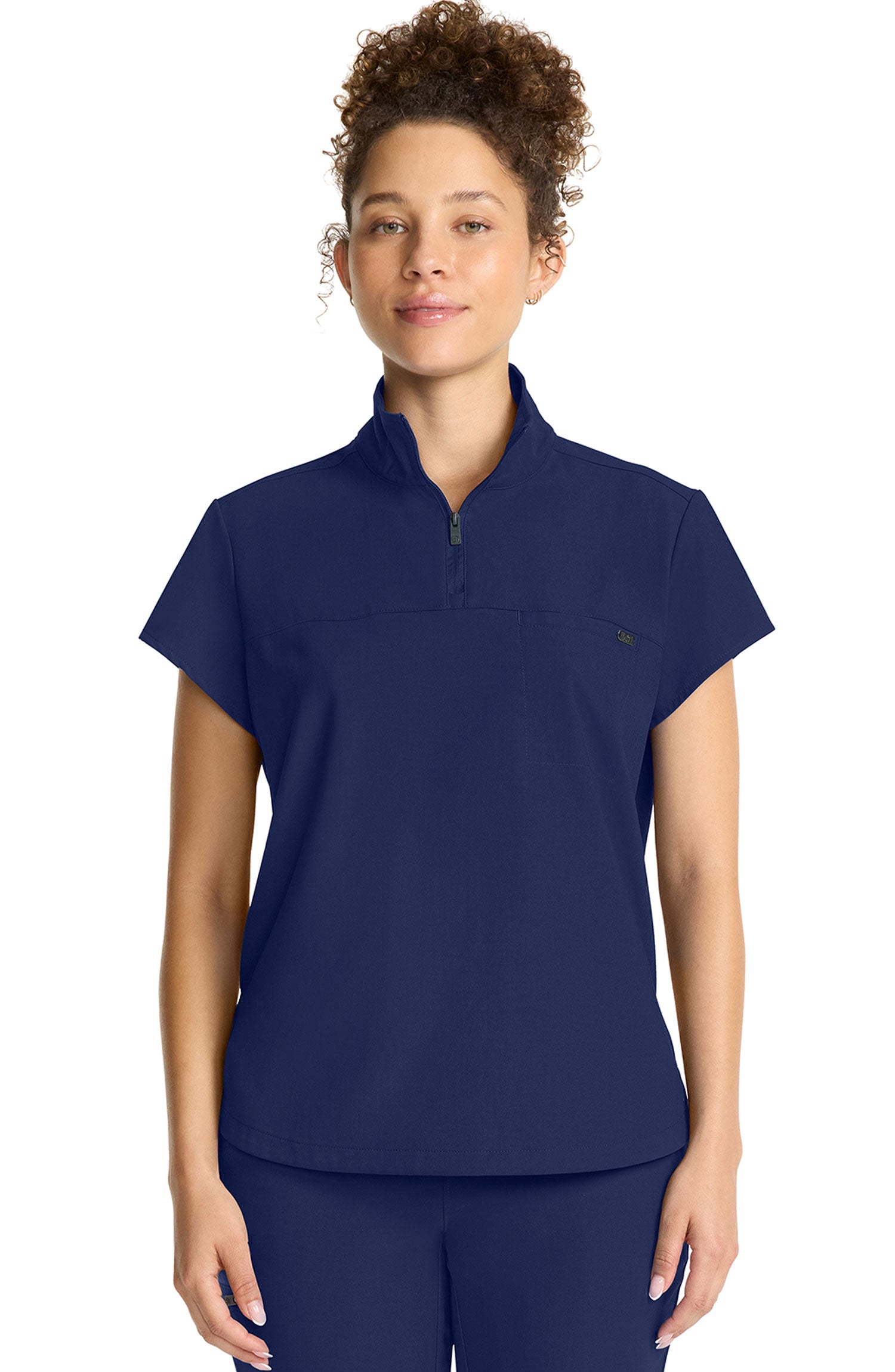 Healing Hands Quest Bella Women's Quarter Zip Scrub Top