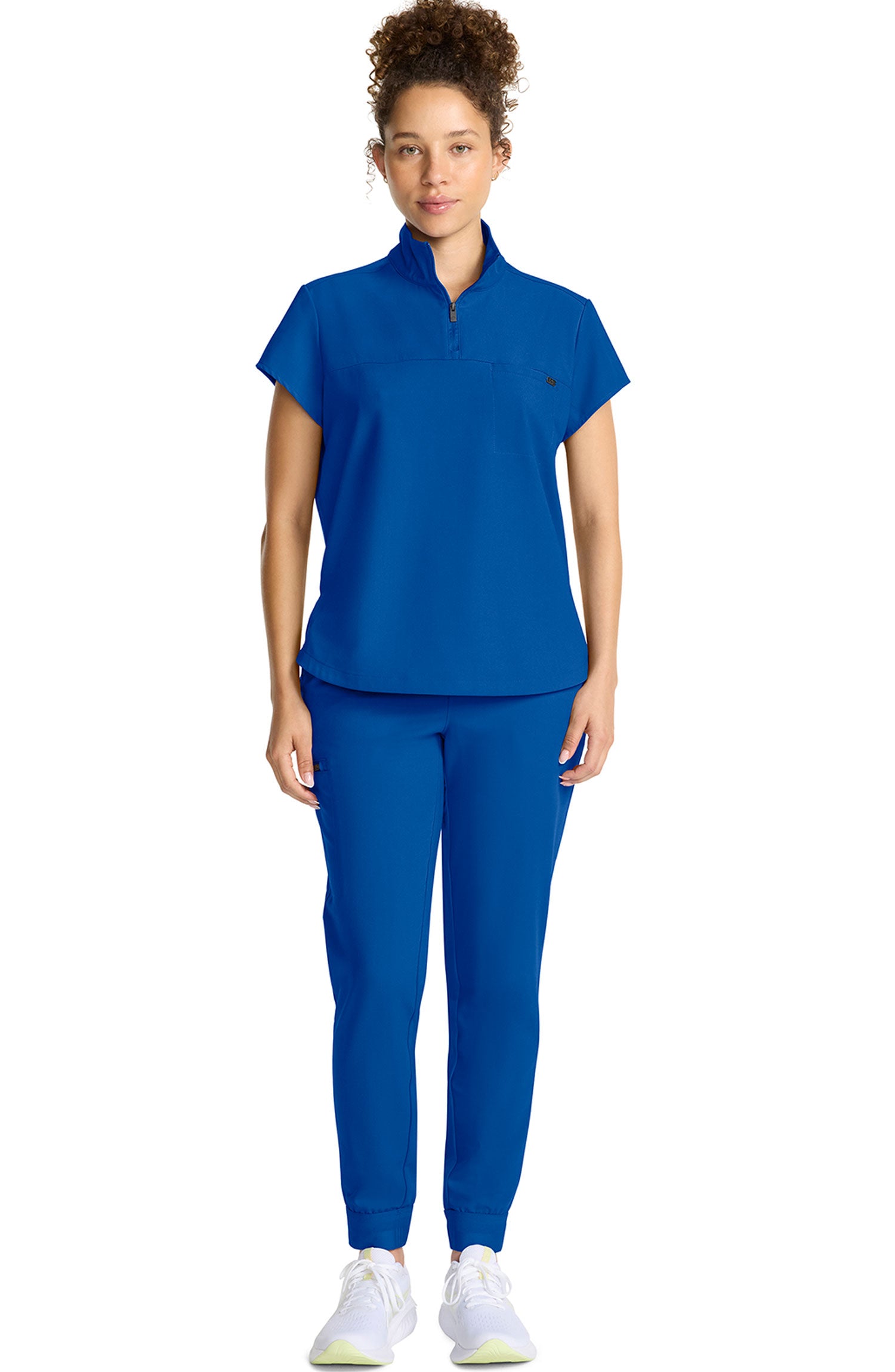 Healing Hands Quest Bella Women's Quarter Zip Scrub Top