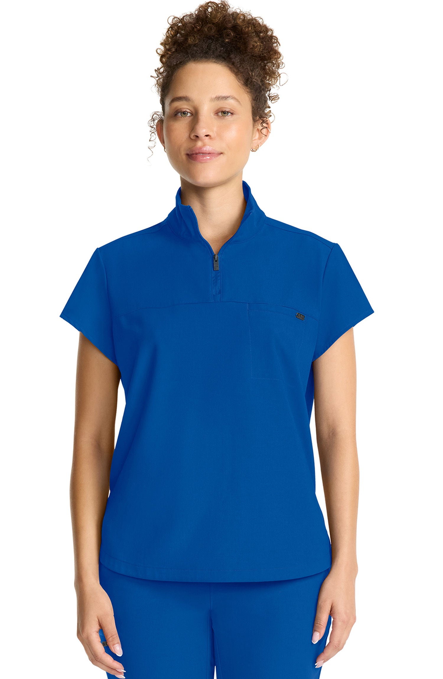 Healing Hands Quest Bella Women's Quarter Zip Scrub Top