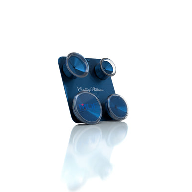 Stethoscope Attachments for Pediatric and Infant Neonatal Patients with Clip MDF® ProCardial® Titanium Capridium Blue