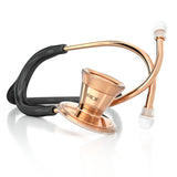 ProCardial® Stainless Steel Cardiology Stethoscope - Black/Rose Gold - MDF Instruments Official Store - No - Stethoscope