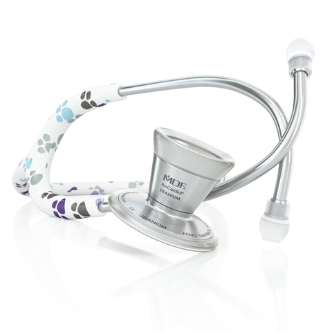 Stethoscope MDF Instruments ProCardial Titanium Cardiology Paw Print