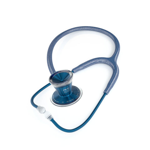 Stethoscope MDF Instruments ProCardial Titanium Cardiology Abyss Navy Blue Glitter Capridium