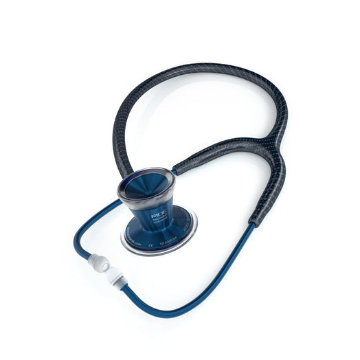 ProCardial® Titanium Cardiology Stethoscope - Poseidon - Carbon Fiber/Capridium - MDF Instruments Official Store - Stethoscope