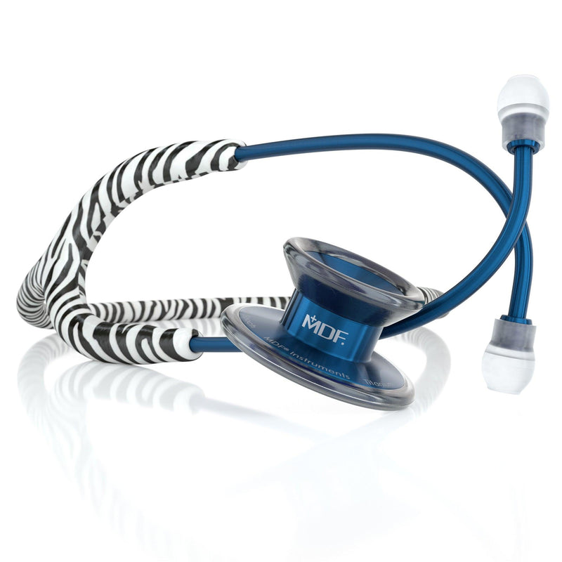 MD One® Epoch® Titanium Adult Stethoscope - Zebra/Capridium - MDF Instruments Official Store - No - Stethoscope