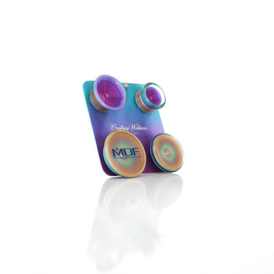 Stethoscope Attachments for Pediatric and Infant Neonatal Patients with Clip MDF® ProCardial® Titanium Kaleidoscope