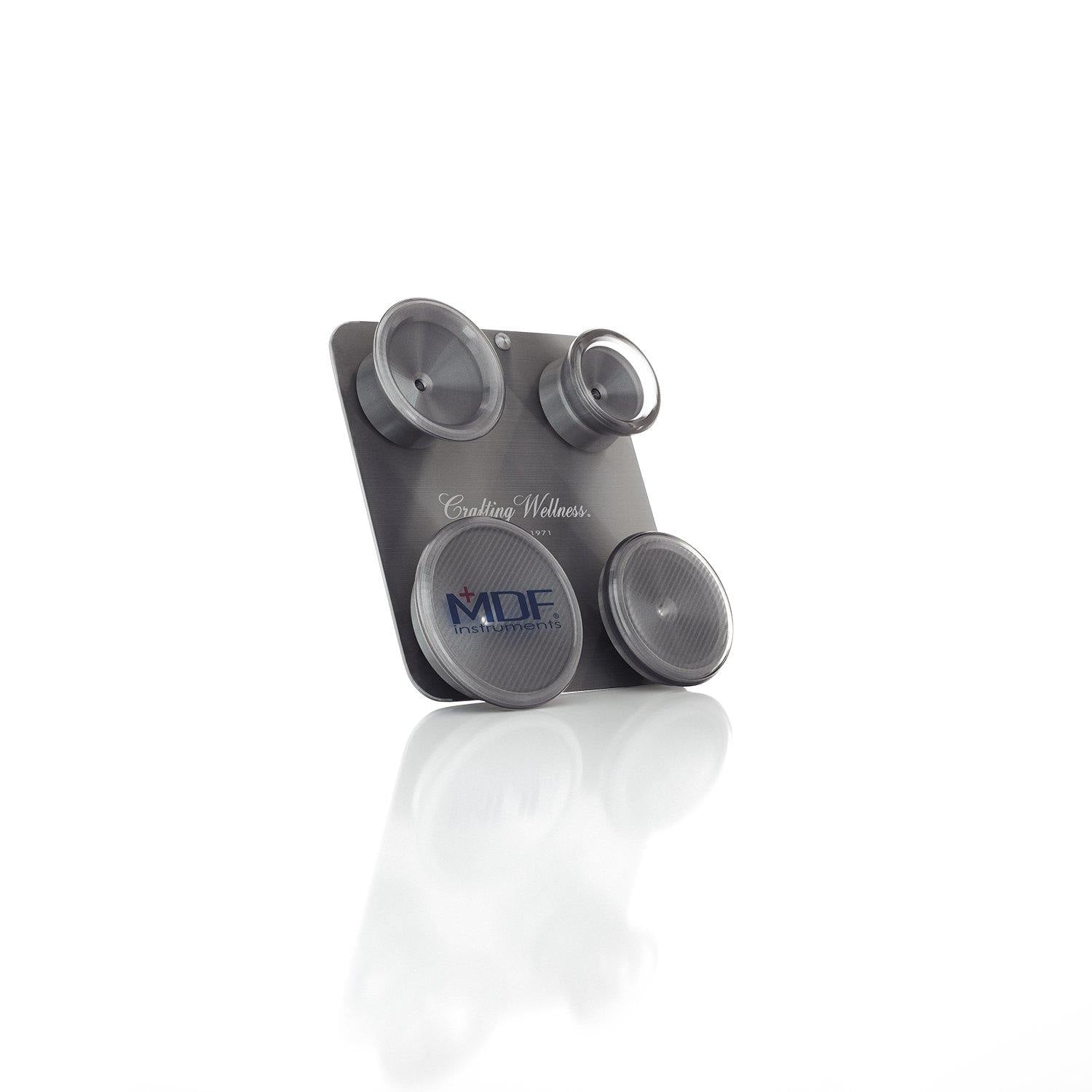 Stethoscope Attachments for Pediatric and Infant Neonatal Patients with Clip MDF® ProCardial® Titanium Metalika