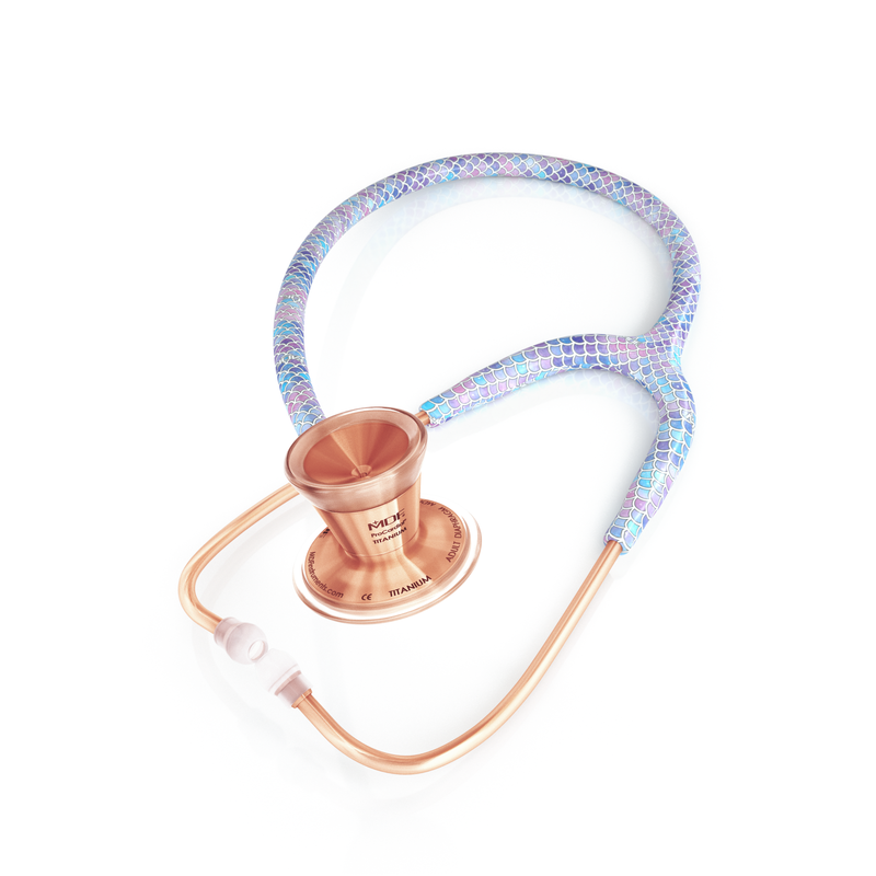 Rose Gold Stethoscope ProCardial Titanium Cardiology Baby Mermaid