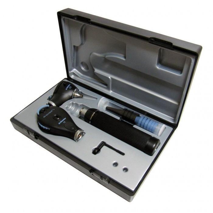 Otoscope - Riester L3 Otoscope/ L2 Ophthalmoscope Fiber-Optic 2.5V LED Illumination - MDF Instruments USA