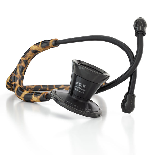 Stethoscope MDF Instruments ProCardial Titanium Cardiology Cheetah Blackout