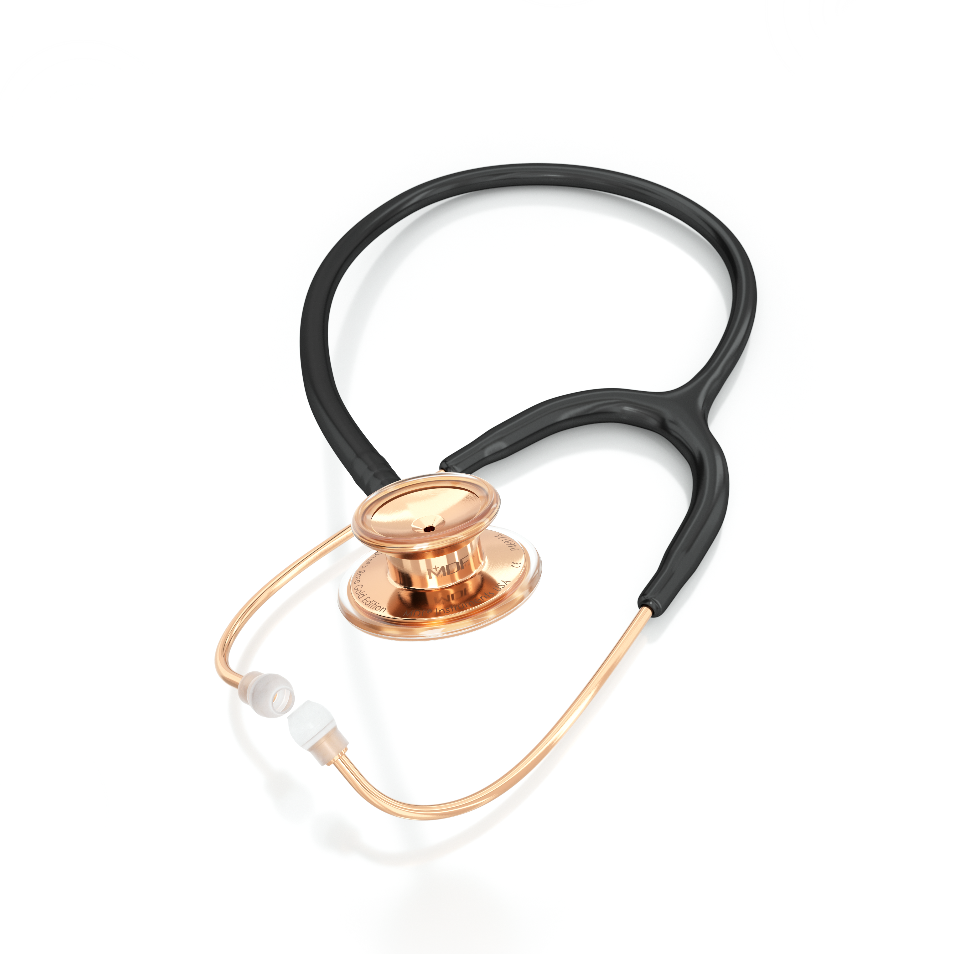 Rose Gold Stethoscope MDF Instruments MD One NoirNoir Black