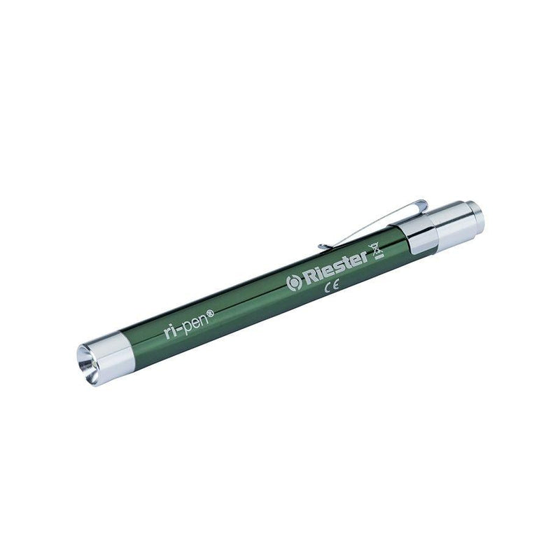 Riester ri-pen® Diagnostic Pupil Penlight - LED 3V - Pack of 6 - MDF Instruments Official Store - Green - Penlight