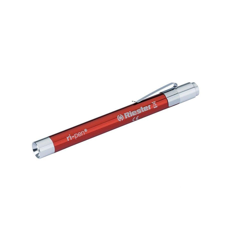 Riester ri-pen® Diagnostic Pupil Penlight - LED 3V - Pack of 6 - MDF Instruments Official Store - Red - Penlight