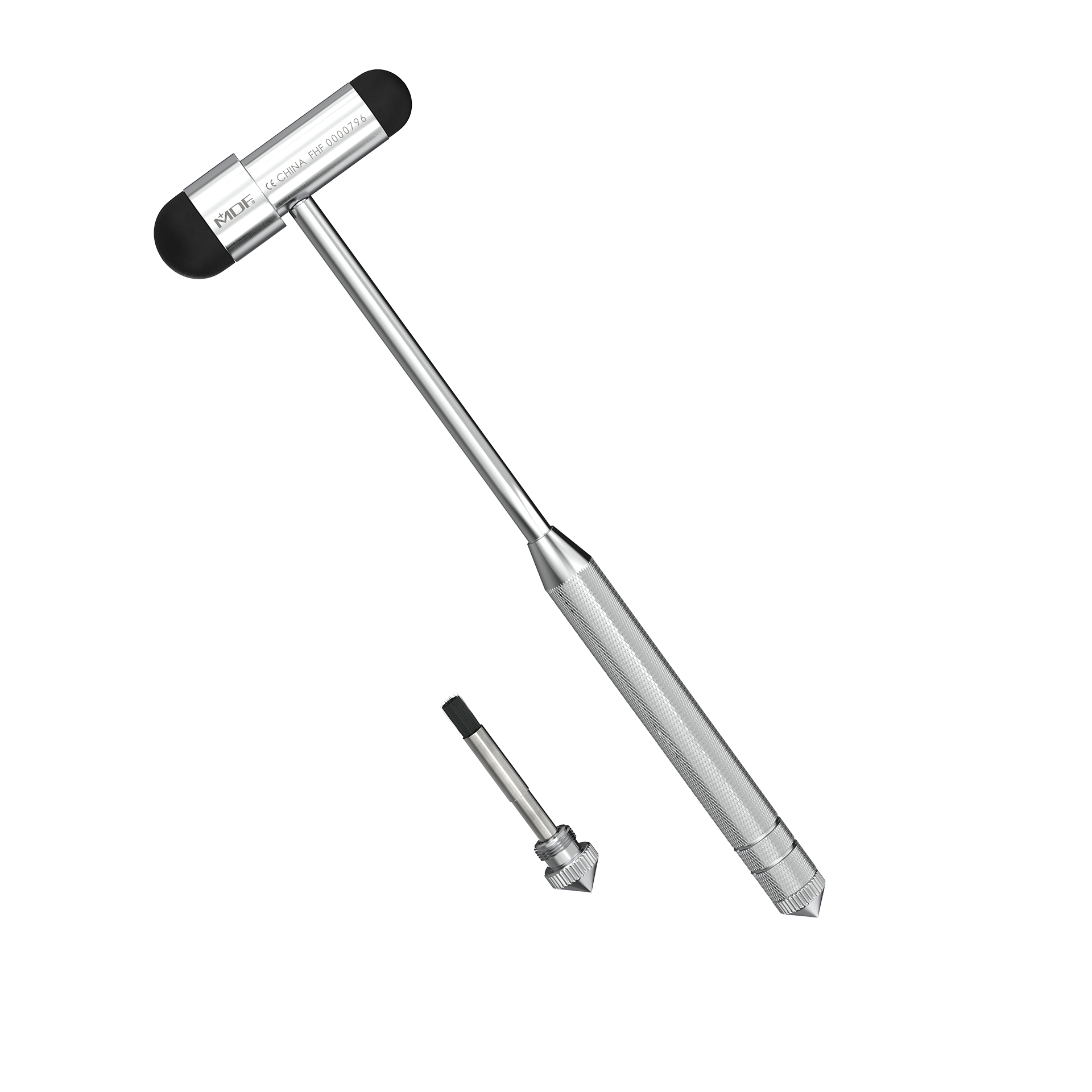 MDF Babinski Buck Reflex Hammer With Built In Brush mdf-babinski-buck-reflex-hammer-with-built-in-brush