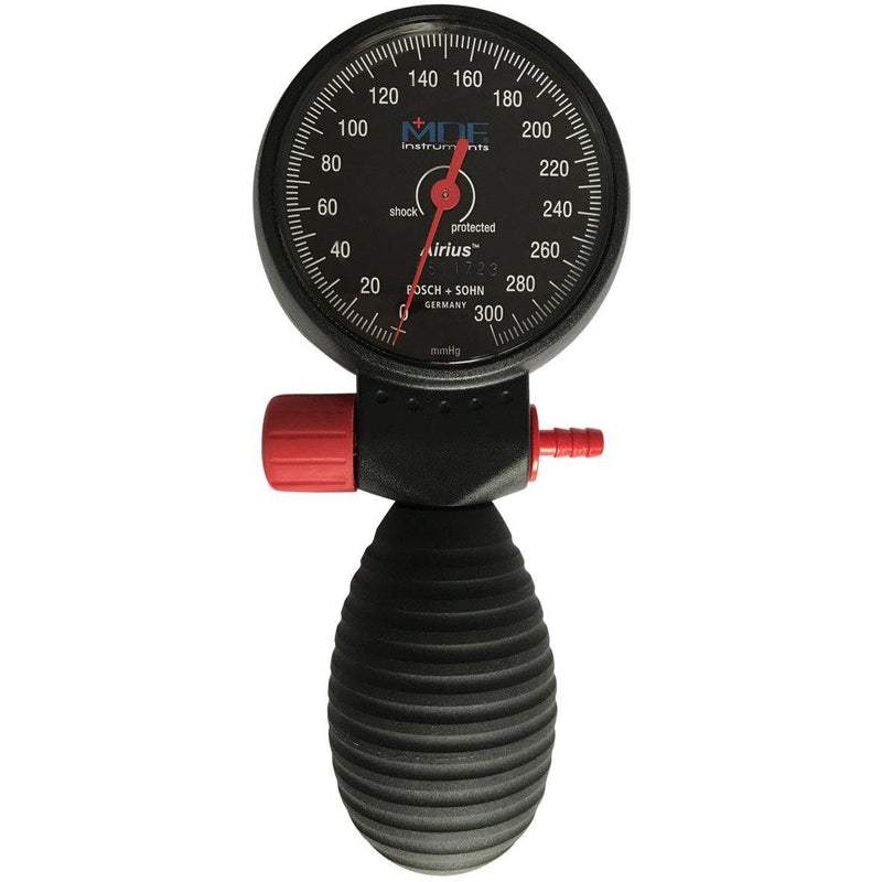 Airius® Palm Aneroid Sphygmomanometer - Black - MDF Instruments Official Store - Sphygmomanometer