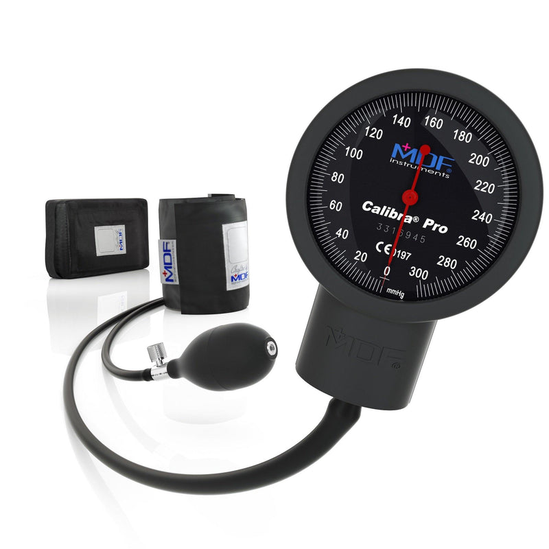MDF Calibra Pro Aneroid Sphygmomanometer - Black