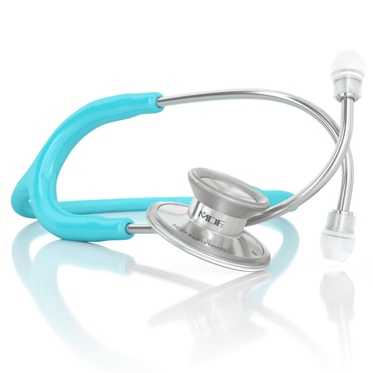 Light Blue Stethoscope MDF Instruments Acoustica BluBabe