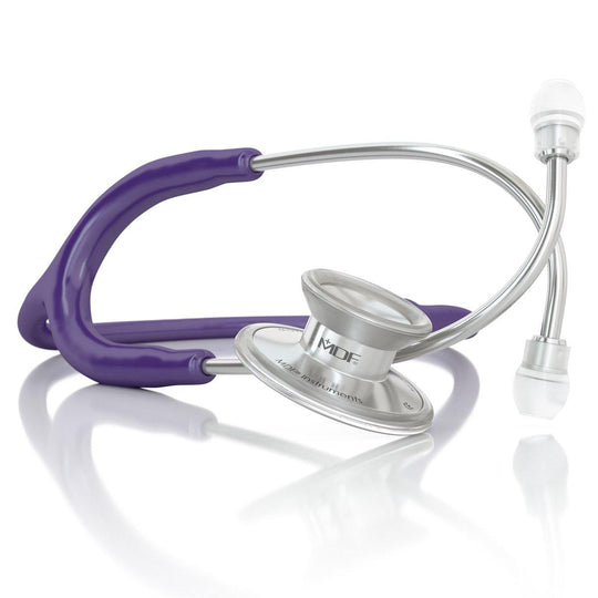 MDF Acoustica Lightweight Stethoscope, Adult, Dual Head – Gold (MDF747XPK11)