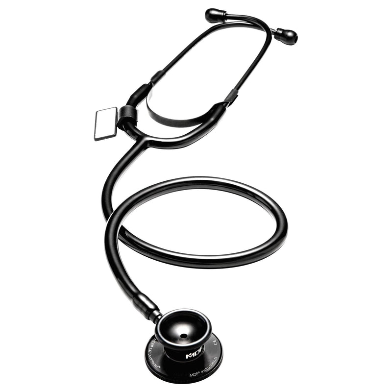 MDF Instruments Dual Head Lightweight Stethoscope All Black