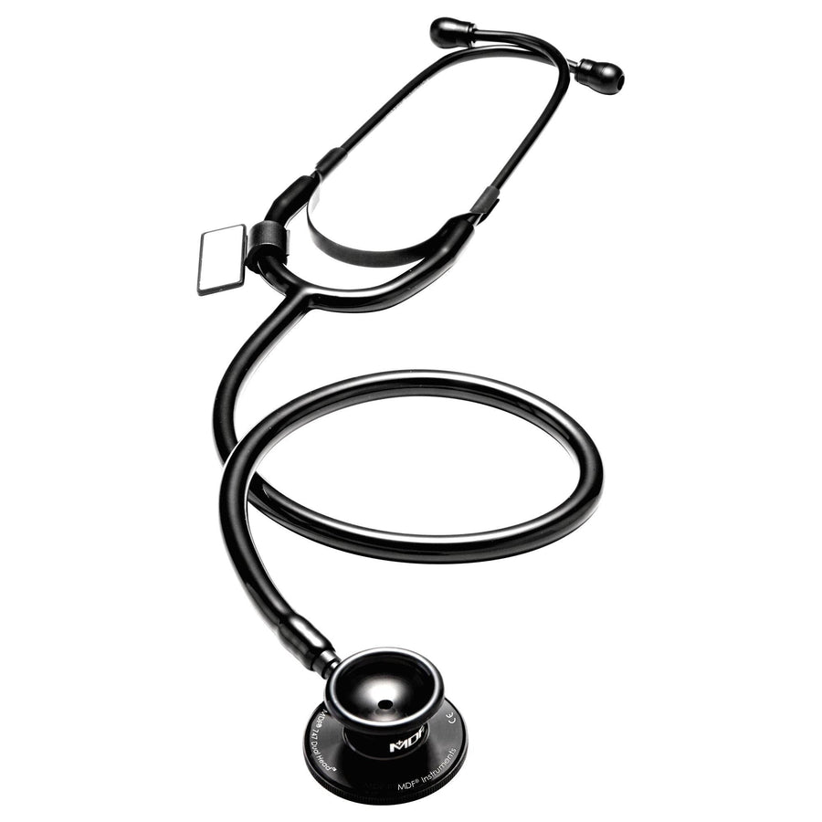 MDF® Basic Dual Head Lightweight Stethoscope - Black/BlackOut