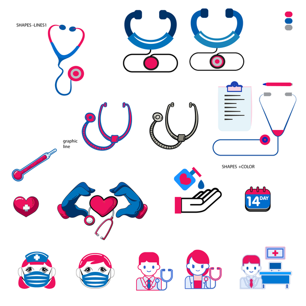 Stethoscope Drawings Clipart (PNG) - MDF Instruments Official Store - Stethoscope Clipart