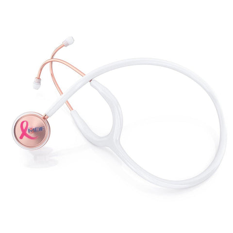 Rose Gold Stethoscope MDF Instruments MD One Breast Cancer Awareness Edition