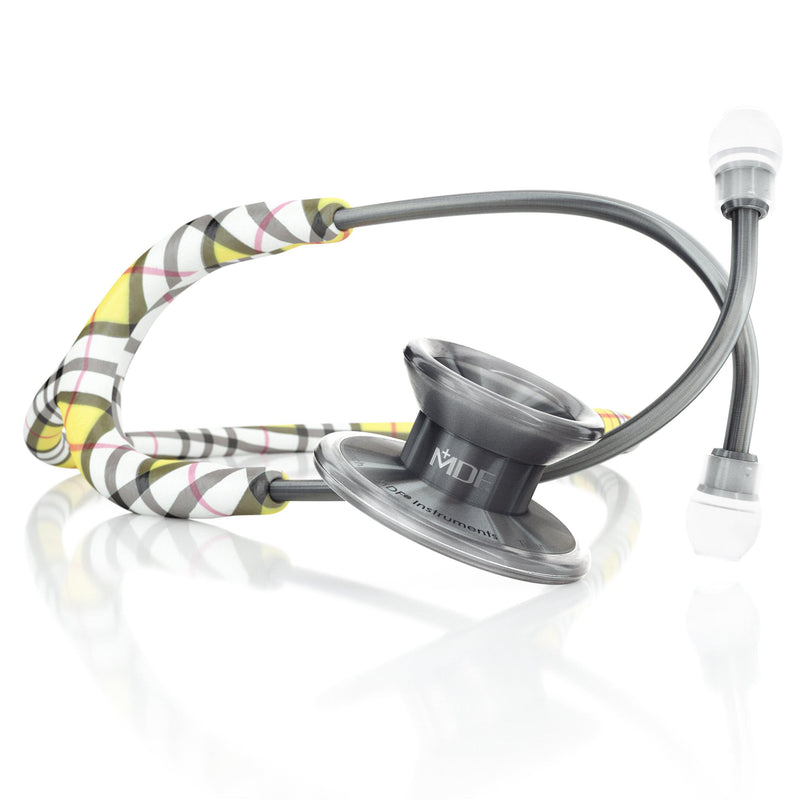 Stethoscope MDF Instruments MD One Epoch Titanium Plaid Print Islay and Metalika