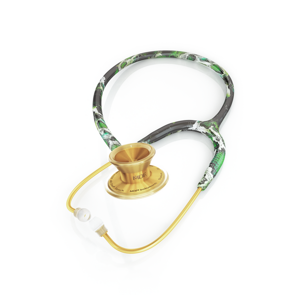 MD One® Epoch® Titanium Adult Stethoscope - LoSace/Gold - MDF Instruments Official Store - Stethoscope