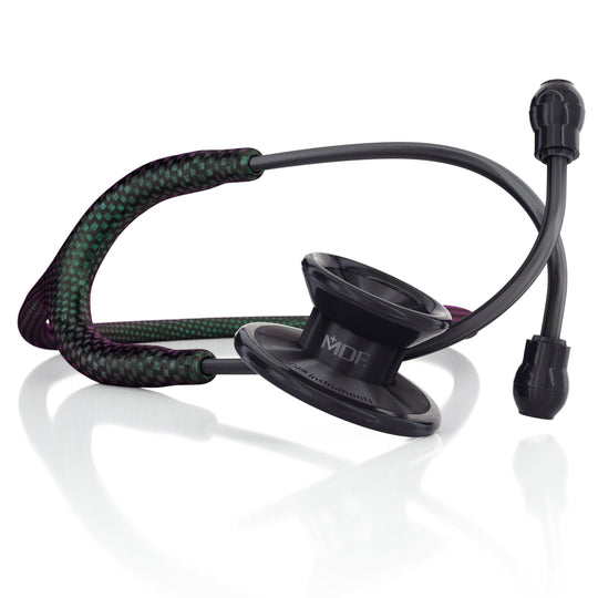 Stethoscope MDF Instruments MD One Epoch Titanium Mprint Carbon Fiber Print Vulcan and BlackOut