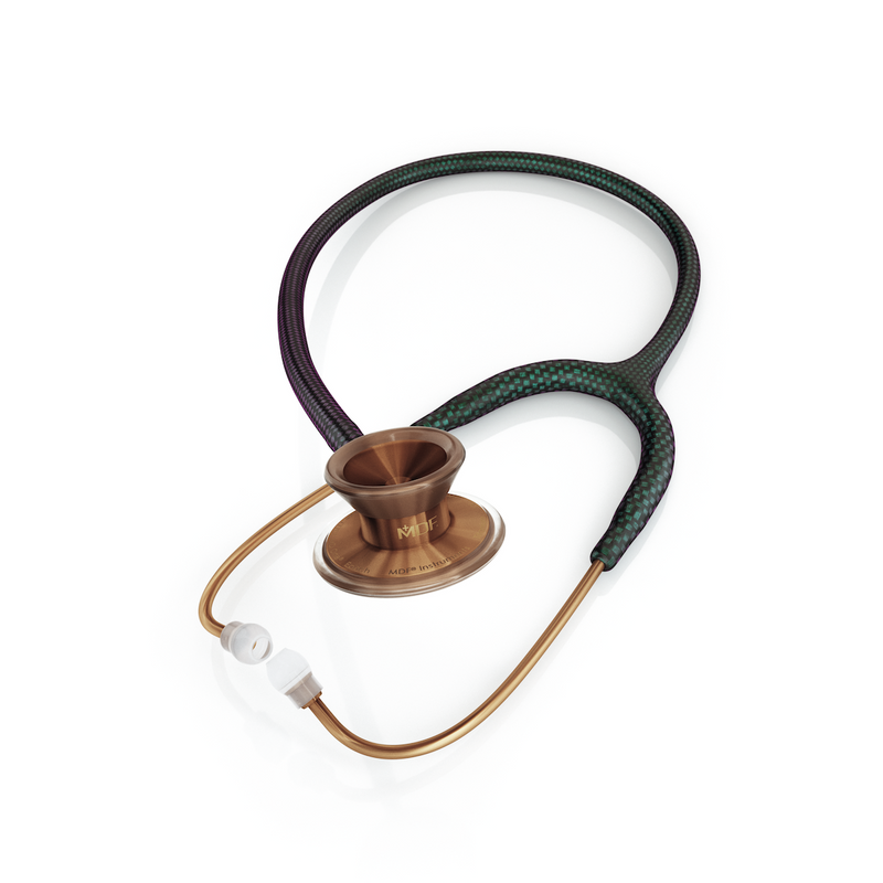 MD One® Epoch® Titanium Adult Stethoscope - Vulcan - Carbon Fiber/Cyprium - MDF Instruments Official Store - Stethoscope