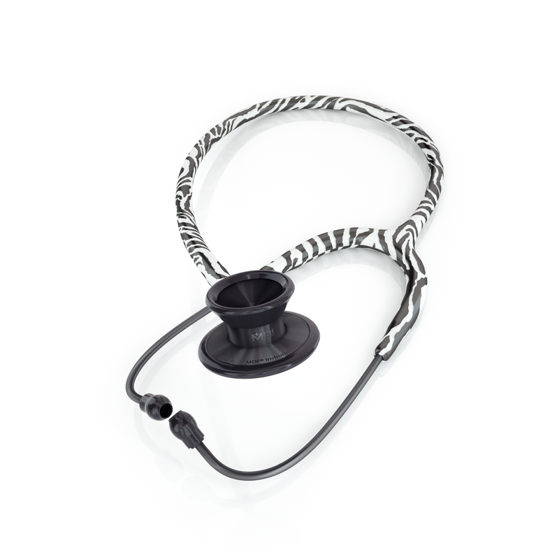 MD One® Epoch® Titanium Adult Stethoscope - Zebra/BlackOut - MDF Instruments Official Store - Stethoscope