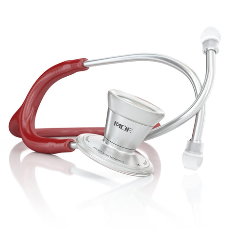 ProCardial® Stainless Steel Cardiology Stethoscope - Burgundy - MDF Instruments Official Store - No - Stethoscope