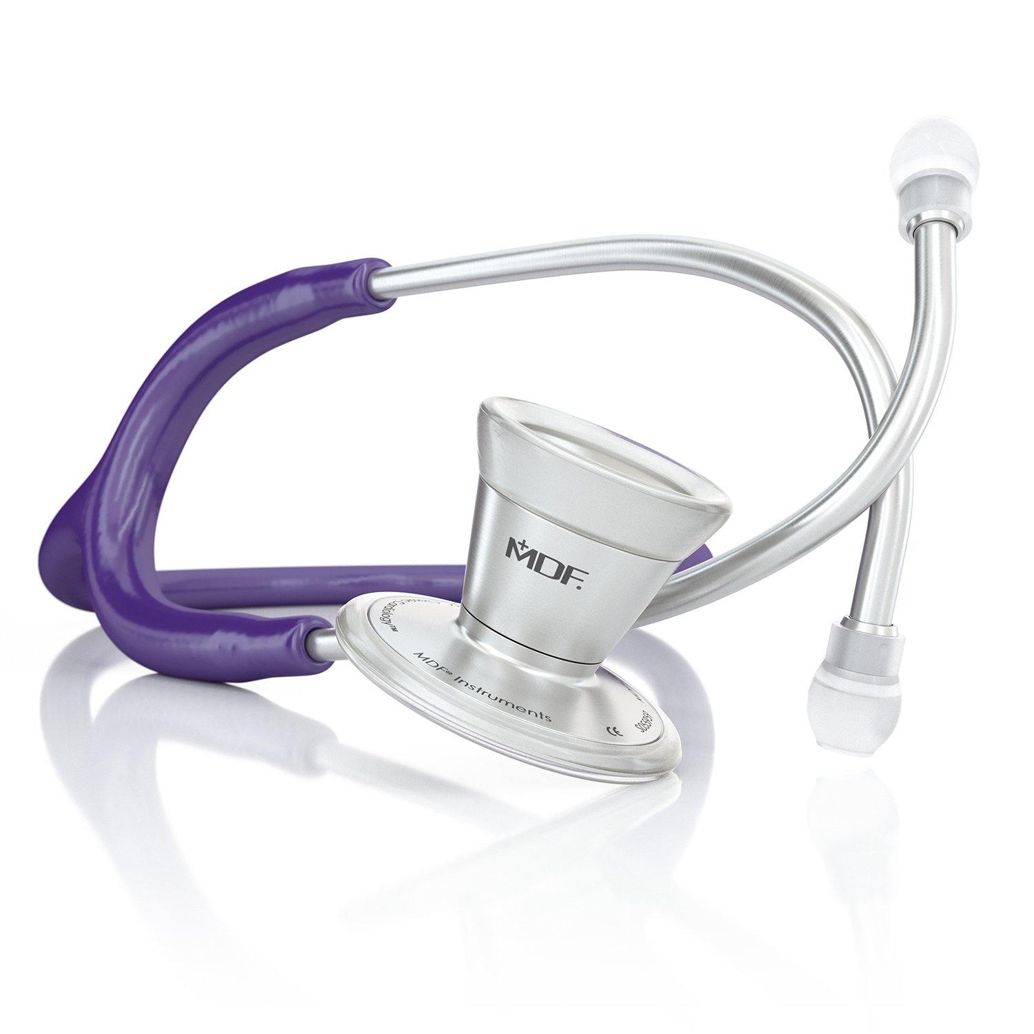 ProCardial® Stainless Steel Cardiology Stethoscope - Purple - MDF Instruments Official Store - No - Stethoscope