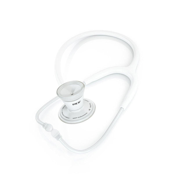 ProCardial® Stainless Steel Cardiology Stethoscope - White/WhiteOut - MDF Instruments Official Store - Stethoscope