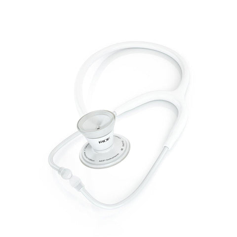 ProCardial® Stainless Steel Cardiology Stethoscope - White/WhiteOut - MDF Instruments Official Store - No - Stethoscope