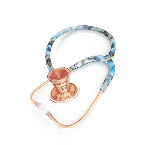 Rose Gold Stethoscope MDF Instruments ProCardial Titanium Cardiology Botswana Agate